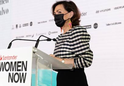 Carmen Calvo inaugura el congreso Santander WomenNOW