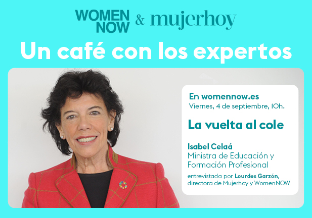 La vuelta al colegio, con Isabel Celaá, ministra de Educación, hoy viernes, a las 10 h, en 'Un café con los expertos'