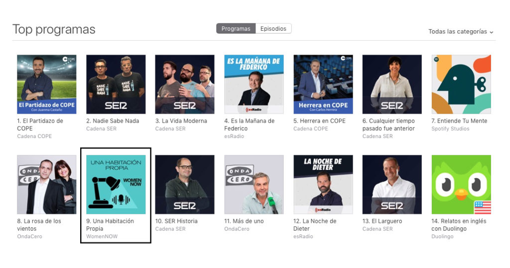 una habitacion propia podcast