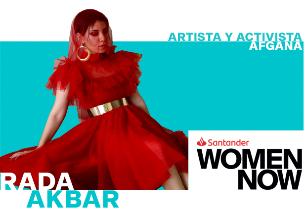Santander WomenNOW: Rada Akbar, la artista afgana que huyó de Kabul y triunfa en París