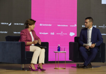 Ángeles Santamaría, consejera delegada de Iberdrola, en Santander WomenNOW: “Europa ha convertido la lucha contra el cambio climático en un objetivo medioambiental, pero también industrial”