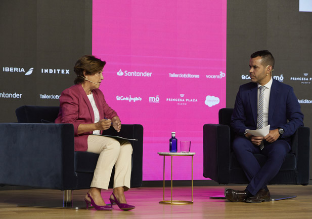 Ángeles Santamaría, consejera delegada de Iberdrola, en Santander WomenNOW: “Europa ha convertido la lucha contra el cambio climático en un objetivo medioambiental, pero también industrial”