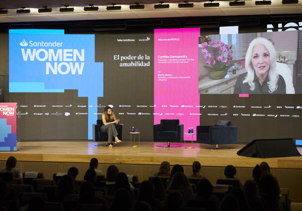 Cynthia Germanotta, presidenta y cofundadora de la Born This Way Foundation, en Santander WomenNOW : “La amabilidad faltó en la vida de mi hija cuando la necesitó”