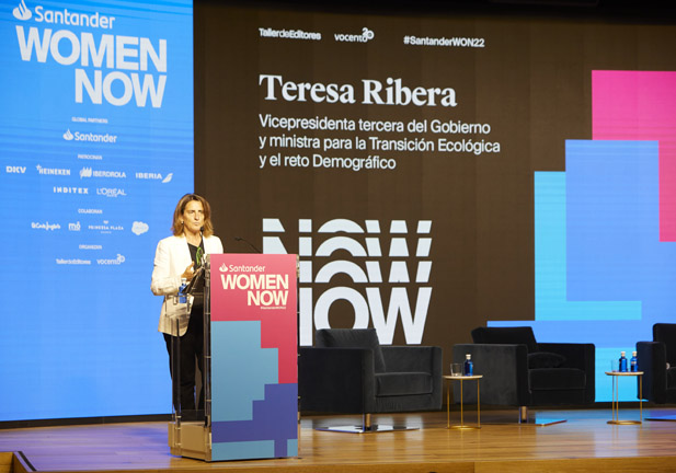Teresa Ribera, vicepresidenta del Gobierno, en Santander WomenNOW: “La capacidad de trabajar en conjunto es lo más importante en esta década turbulenta”