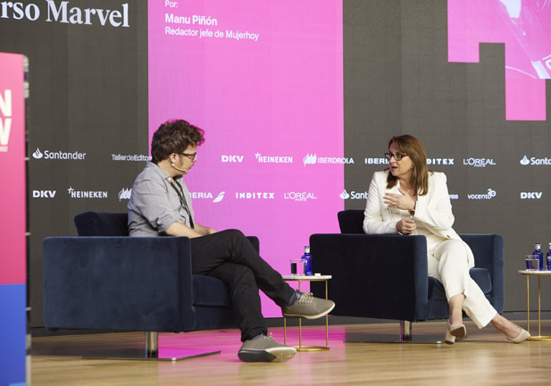 Victoria Alonso, presidenta de postproducción y productora ejecutiva de Marvel en Santander WomenNOW: “Cuando la gente crea sin miedo, se produce la mejor versión de la ceración”